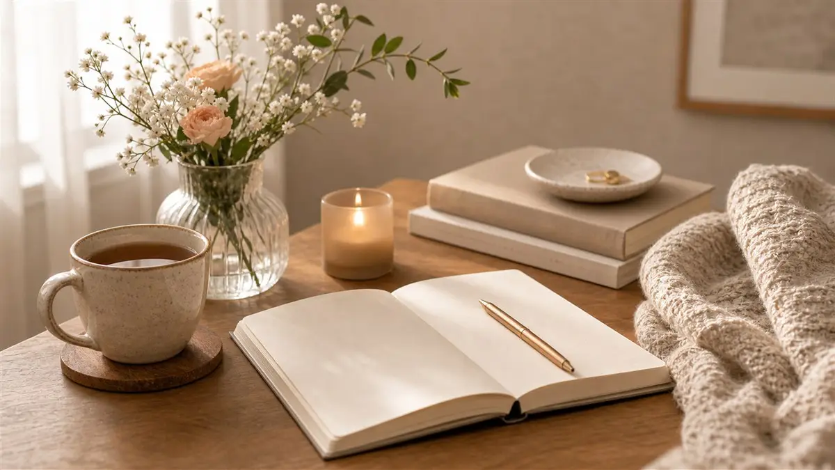 Confidence building journal for self worth exercises and emotional recovery