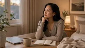 How to calm racing thoughts and reset your mind with peaceful breathing and journaling